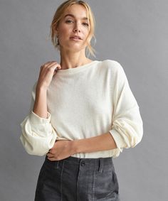 Jenni Kayne, Boyfriend Style, Oversized Silhouette, Fashion Tees, Heavy Cotton, Peru, Long Sleeve Tshirt, Autumn Fashion, Outfit Inspirations