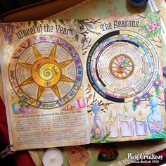 Amy Cesari, The Wheel Of The Year, Witch Spirituality, Book Of Shadow, Witchcraft Spell Books, Witchy Crafts, Witch Spell Book