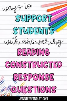 a notebook with pencils and writing on it that says, 5 ways to support students with