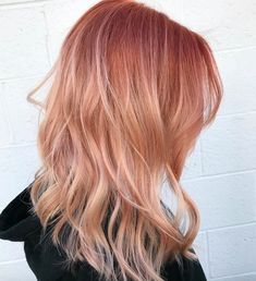 Peach Hair Colors, Salon Hair Color, Girl Hair Colors, Color Tips, Peach Hair, Copper Hair Color, Hair Color For Women