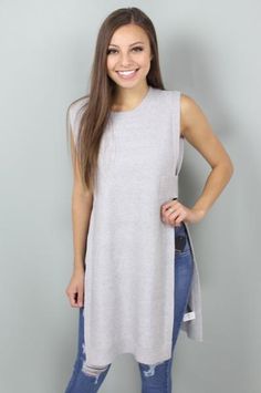 Marvelous Knit Sleeveless Sweater Top: $46 Sleeveless Sweater, Sweater Top