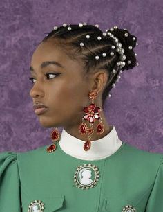 Pearl Updo, Braid Cornrows, Starfield Library, Exclusive Club, African Braids, 4c Hairstyles, African Hairstyles, Hair Art, Afro Hairstyles