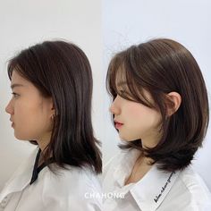 Korean Layered Bob, Haircut For Girl, Ulzzang Short Hair, Hair Style Korea, Bangs With Medium Hair, Hair Inspiration Short, Hair Color Light Brown