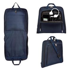 * New In Packaging * Amazon Basics Tri-Fold Garment Bag Navy Blue Suit Bag Luggage * Measurements: Approximately 21.5” X 22.5” Folded Amazon Bags, Carhartt Double Knee Pants, Suitcase Cover, Suit Bag, Travel Bag Organization, Navy Blue Suit, Busy Bags, Amazon Basics, Garment Bag