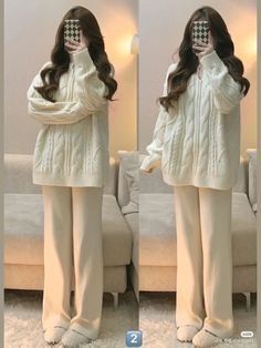 Amazon.com: Winter Fashion Outfits Korean Cute Pjamamas Aesthetic, Pjamamas Aesthetic, Elegant Aesthetic Outfit, Yesstyle Outfits, Outfit Types, Korean Fashion Aesthetic, Fashion Outfits Korean