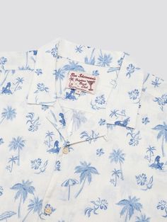 Made from a linen blend, this short sleeve resort print shirt includes a revere collar and a Ben Sherman branded woven label. A relaxed fit featuring a straight hem. 55% LINEN 45% COTTON White Camp Collar Top For Vacation, Summer Spread Collar Top For Vacation, White Camp Collar Summer Shirt, White Relaxed Fit Camp Shirt With Spread Collar, White Camp Shirt With Spread Collar For Beach, White Camp Shirt With Spread Collar For Vacation, White Short Sleeve Vacation Shirt With Spread Collar, White Short Sleeve Shirt With Spread Collar For Vacation, Resort Shirt