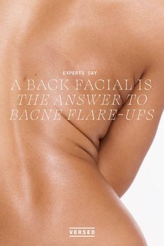 A back facial or “bacial” can clear up body acne, brighten dark spots, and soften skin from the neck down. Learn how to do one at home. Back Facial Benefits, Spa Content, Facial Benefits, Glowing Skin Secrets, Back Facial, Body Acne, Acne Control, Acne Facial, Women Skin