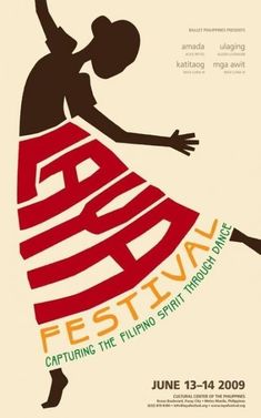 a poster for the festival with an image of a woman dancing