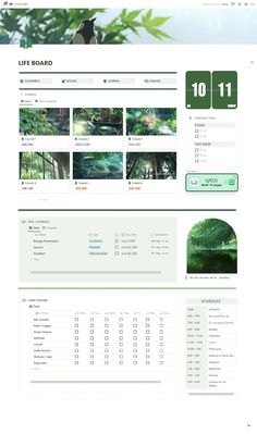 an image of a website page with trees and birds in the background, including one bird on