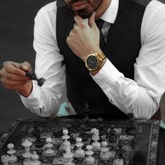 Watch Photoshoot, Chess Aesthetic, Sigma Males, Aquarius Man, Gentleman Watch, Gentleman Aesthetic, Move In Silence, Class Outfit, Mens Life