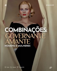 a woman in a black dress is peeking out from behind curtains with the caption'communacoes governmente amantee '