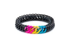 Make a statement without words by wearing this subtle pansexual bracelet, minimalist interlocking bracelet. Perfect for everyday wear, this stretchy bracelet is comfortable and will give your style a pop. Whether you prefer a classic look or something that represents a different flag, it's the perfect addition to any outfit. Plus, make it a BFF bracelet to show your support and appreciation for the special people in your life! With endless possibilities, don't wait; get your pride bracelet today Pansexual Bracelet, Bracelet Bff, Bff Bracelet, Pride Stuff, Different Flags, Bff Bracelets, Bisexual Flag, Pride Bracelet, Bracelet Elegant