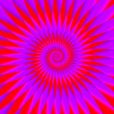 an abstract red and pink background with a circular design in the center, as if it is