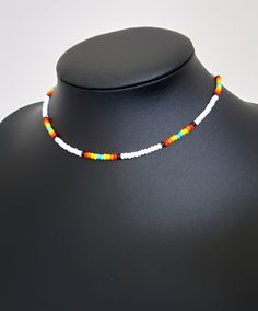 Native american indian style beaded choker, birthday gifts for her, gift for him (C1) Native american inspired necklace is very flexible and comfortable to wear. The necklace has an extender for an additional length. A wonderful gift  on Christmas, Anniversary, Birthday, Valentine's Day. - Czech glass seed bead (size 8/0) - Lobster claw with 2" extension chain - Nylon cord   - Combined shipping included  message me for smaller or bigger sizes CUSTOM ORDERS are welcome! Please do not hesitate to White Beaded Choker For Festivals, White Festival Jewelry Choker, White Festival Choker Jewelry, White Festival Jewelry, Adjustable Colorful Beaded Necklace For Festivals, Festival Gift Beaded Choker Necklaces, Festival Gift Beaded Choker Necklace, Festival Beaded Choker Necklace Gift, Southwestern Style White Beaded Necklace As Gift