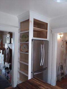 the kitchen is clean and ready to be used as a dining room or family room