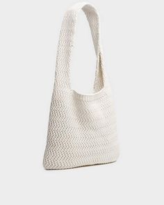 Our popular Addison is now available as a wide-strapped shopper bag. Designed with a sustainable cotton-blend knit, this carry-all has an interior back-wall pocket for your all your valuables. rag & bone Women's Large Addison Cotton Tote Bag | Light Dove White. Modern Crochet Tote Bag For Shopping, Versatile Everyday Crochet Shoulder Bag, Versatile Crochet Shoulder Bag For Everyday, Versatile Crochet Shoulder Bag, White Cotton Bucket Bag, Casual White Hobo Bag With Double Handle, Versatile Crochet Tote Bag, Modern Crochet Bag With Double Handle For Shopping, Eco-friendly White Hobo Tote Bag