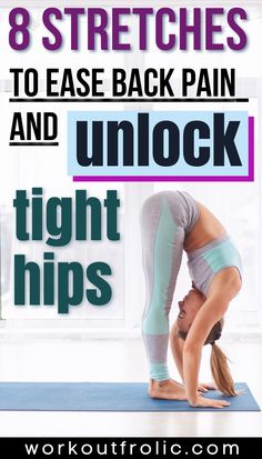 Hip Pain Relief, Low Back Stretches, Back Stretches For Pain, Yoga Kurse, Lower Back Pain Relief, Relieve Back Pain