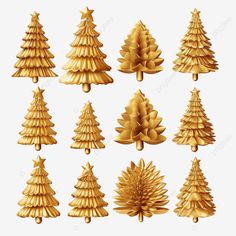 collection fo realistic golden christmas decoration tree cone golden collection png Golden Christmas Tree, Golden Christmas, Transparent Image, Png Transparent, Christmas Decoration, Christmas Tree Decorations, Christmas Decorations, For Free, Clip Art