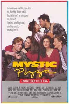 a movie poster for the film mystic pics, starring actors from two different films