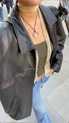 Haircut Selfie, Photo Hijab, Cute Hairstyle, Hijab Girl, Black Leather, Leather Jacket, Leather