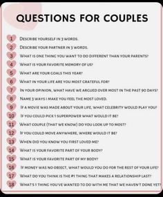 Question For Couples, Smart Habits, Boyfriend Questions, Relationship Journal, Couples Journal, Questions For Couples, Conversation Starters For Couples, Intimate Questions