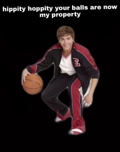 a man holding a basketball on top of a black background with the caption that reads, when you've been beaten by a west spaghetti noodle