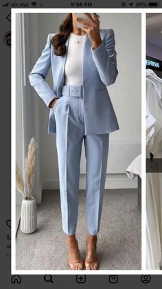 Elegantes Outfit Damen, Chique Outfit, Business Professional Outfits, Fest Outfits, Chique Outfits, Amal Clooney, Stylish Work Attire