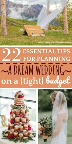 the top wedding planning tips to plan on a tight budget