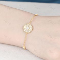 Delicate Mosaic Moissanite Round Curb Chain Bracelet, Bezel Moissanite Silver Bracelet, Vintage Luxury Moissanite, Personalized Wedding Jewelry Set ◆ Product Specifications Center stone: 5mm round Moissanites VS F-G or lab grown diamond VS E-F Side stones: baguette and round moissanite same ring: https://www.etsy.com/listing/1751913791 ◆CUSTOM ORDERS: I welcome all kinds of Custom orders. Please contact us for any information you need. We can work with you on special custom projects you have in Wedding Bracelets In Diamond White With Bezel Setting, Wedding Cubic Zirconia Diamond Bracelet With Bezel Setting, Diamond White Bezel Setting Bracelets For Wedding, Diamond White Bracelets With Bezel Setting For Wedding, White Gold Diamond Bracelet With Bezel Setting For Wedding, Delicate Cubic Zirconia Diamond Bracelet, Gold Round Moissanite Diamond Bracelet, Gold Moissanite Diamond Bracelet, Moissanite Diamond Bracelet As A Gift