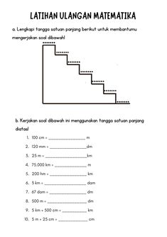 the stairs are labeled with numbers and measurements to help students learn how to use them