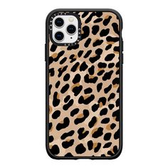 an animal print phone case for the iphone 11, featuring a leopard print on it