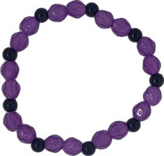 Adjustable Purple Bracelets With Black Beads, Adjustable Purple Bracelet With Black Beads, Adjustable Purple Wristband With Round Beads, Black Bead Bracelet, Bracelet Stand, Black Beaded Bracelets, Black Bracelet, Black Bracelets, Purple Hues