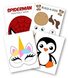 spiderman printable masks for kids