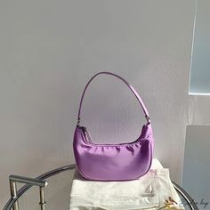 Bird in Bag - New underarm bag handbag female fashion new shoulder bag female senior sense of candy color dumpling bag Trendy Purple Shoulder Bag, Purple Baguette Shoulder Bag, Trendy Purple Baguette Bag For Everyday Use, Dumpling Bag, Underarm Bag, Purple Bags, Female Fashion, Bird In Bag, Candy Colors