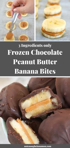 healthy frozen peanut butter banana bites