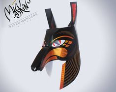 Egyptian mask. Seth mask PRINTABLE. Mens masquerade mask. Egyptian costume. Donkey. Masquerade mask. Nefertiti Costume, Egyptian Mask, Crown Printable, Egyptian Party, Mask Printable, Mens Masquerade Mask, Egyptian Princess, Ancient Egypt Gods, Costume Masquerade