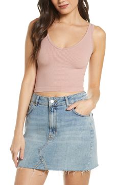 Lounge or layer in this oh-so versatile ribbed crop top that looks (and feels) great wherever you go. Style Name:Free People Intimately Fp Solid Rib Brami Crop Top. Style Number: 5451400. Summer V-neck Crop Top For Layering, Spring V-neck Seamless Crop Top, Seamless V-neck Crop Top For Spring, Spring Seamless V-neck Crop Top, Versatile Seamless Crop Top For Spring, Trendy Ribbed Crop Top For Layering, Trendy V-neck Crop Top For Layering, Trendy V-neck Crop Top, Summer Ribbed Crop Top For Layering