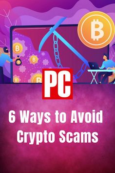 the front cover of a book that says, 6 ways to avoid crypt scams