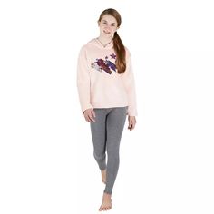 Brand New Bcbg Girls 2-Piece Long Sleeve Plush Hoodie Set With Legging Winter Fleece Hoodie For Playwear, Playful Winter Hoodie For Playwear, Pink Sweatshirt For Loungewear, Winter Long Sleeve Hoodie For Playwear, Casual Pink Sweatshirt For Playwear, Winter Hooded Sweatshirt For Playwear, Hooded Winter Sweatshirt For Playwear, Casual Winter Sweatshirt For Playwear, Playful Hooded Tops For Loungewear