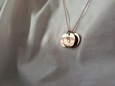 Custom Initial and Date Disc Necklace for mom, personalized jewelry, Engraved necklace, circle round initial pendant necklaces for women❤ If you want to add additional pendant, please check out this together.https://www.etsy.com/listing/871113780/additional-pendant?ga_search_query=additional&ref=shop_items_search_1&frs=1❤ 18" long chain But if you want shorter or longer chain, Just leave a note about this when you check out.     I will make that size.………………………………….❤ T H E ∙ O R A C L E ∙ Adjustable Rose Gold Charm Necklace, Round Pendant Jewelry For Best Friend Gift, Minimalist Custom Name Charm Necklaces With Round Pendant, Customizable Rose Gold Charm Necklaces With Round Pendant, Personalized Circle Jewelry For Personalized Gift, Personalized Rose Gold Necklaces With Round Pendant, Customizable Rose Gold Charm Necklace With Round Pendant, Personalized Rose Gold Round Pendant Charm Necklace, Personalized Rose Gold Necklace With Round Pendant