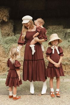 Baby Lani Romper in Brown Family Photoshoot Outfits, Family Pic, City Woman, Family Picture Outfits, Expensive Clothes, Nursing Friendly, Holiday Party Dresses, Family Photo Outfits, Midi Length Skirts