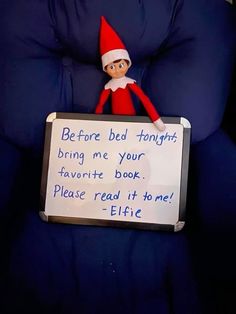 Elfie I’m Back Ideas, Elf Arrival Ideas New Toddler, Elf On The Shelf Husband Ideas, Elfs Are Back Ideas, Elf On The Shelf Ideas Hard To Find, Elf We Are Back Ideas, Elf On The Shelf Sorry I'm Late, First Day Elf On Shelf Ideas, Elf On The Shelf Rules For Parents