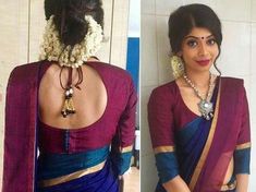 Saree Blouse Back Neck Designs, ब्लाउज बैक नेक डिजाइन, Latest Saree Blouse, Pattu Saree Blouse Designs, Blouse Stitching