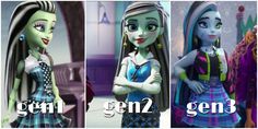 Gen 3 Monster High, Frankie Stein Gen 3, Frankie Redesign, Monster High Gen 1, Frankie Monster High, Monster High School, Disney Princess Fan Art