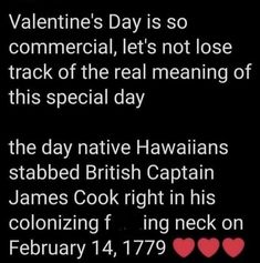 valentine's day is so commercial, let's not lose track of the real meaning of this special day