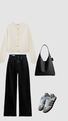 Casual Chic Outfit, Chic Outfits, Casual Chic, Ootd, Adidas, Wardrobe, Outfit Inspo