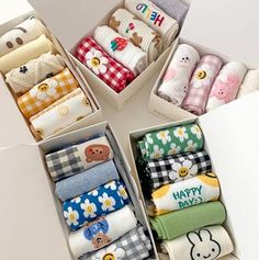 This is a sock gift set with a mix of 5 pairs of socks, including simple daily wear and cute designs. The set is packaged in a neat white box with tied a ribbon. Our socks size is available for W 5 to 8 Girly Socks, Socks Bow, Christmas Coal, Sock Gift, Embroidery Crewneck, Embroidered Socks, How To Tie Ribbon, Trendy Socks, Embroidered Tote Bag