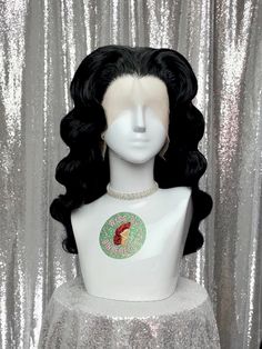 40s Inspired Lace Front Wig in Style rose Made to Order Wavy Sleek Old Hollywood Wavy Glamorous Pin up Burlesque Hair - Etsy Burlesque Hair, Styled Wigs, Wedding Hairstyle Ideas, Drag Wigs, High Fashion Hair, Hollywood Hair, Cosplay Hair, Trendy Hairstyle, Pin Up Hair