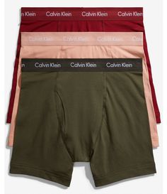 From Calvin Klein, these boxer briefs feature:3-packRepeat logo elastic waistbandCrafted with extra soft cotton stretch for all day comfortWicking finish that draws moisture away from the bodyContour pouch with seaming detailsBoxer brief silhouetteCotton/elastanemachine wash/tumble dryImported. Designer Boxers, Linen Sport Coat, Pink Calvin Klein, Calvin Klein Sport, Calvin Klein Shorts, Black High Tops, Calvin Klein Men, Slim Straight Jeans, Calvin Klein Black