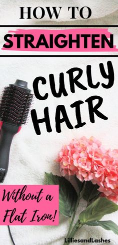 How To Safely Straighten Curly Hair, Best Products To Straighten Curly Hair, How To Straighten Short Curly Hair, Best Way To Straighten Curly Hair, How To Make Curly Hair Straight, Curly Hair Straightening Tips, How To Straighten Curly Hair, How To Straighten Your Hair Perfectly, Modern Blonde Hair